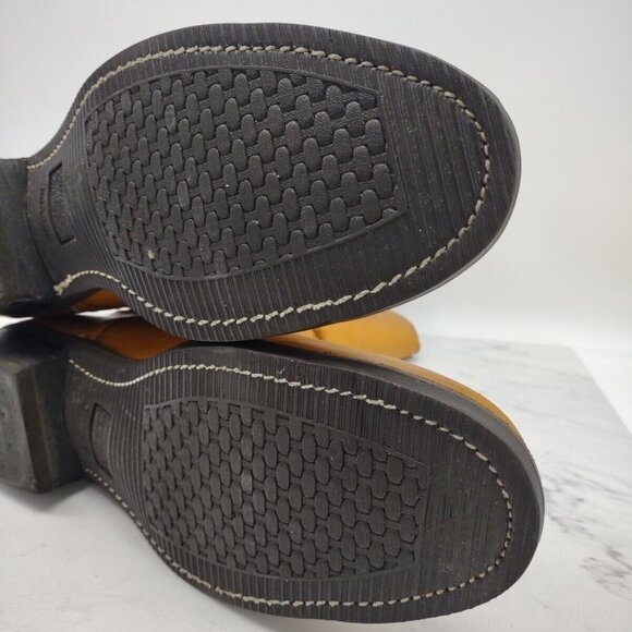 Vintage Santa Rosa Brand Mens Boots Size 13D Ranch Wellingtons Rugged Pull-On
